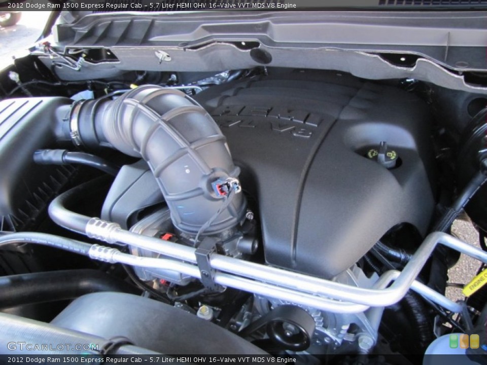5.7 Liter HEMI OHV 16-Valve VVT MDS V8 Engine for the 2012 Dodge Ram 1500 #55582705