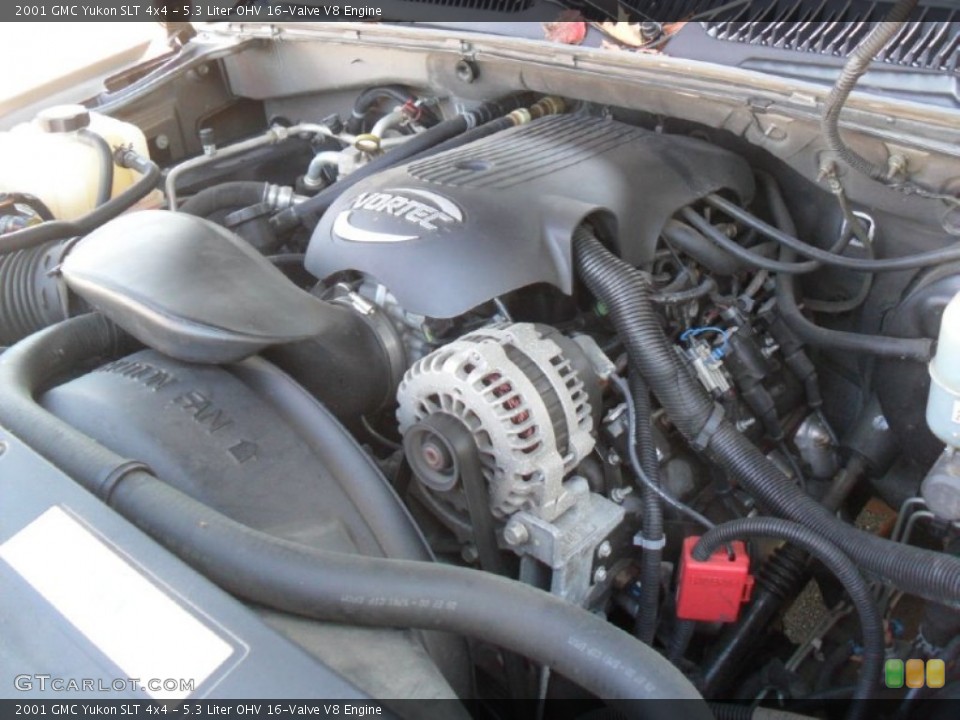 5.3 Liter OHV 16-Valve V8 Engine for the 2001 GMC Yukon #55583308