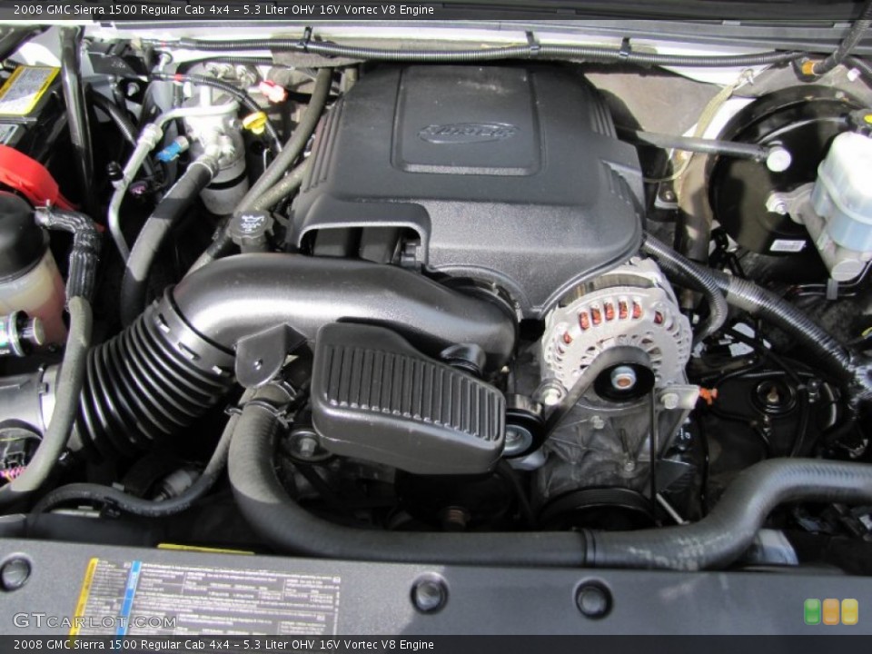 5.3 Liter OHV 16V Vortec V8 Engine for the 2008 GMC Sierra 1500 #55584507