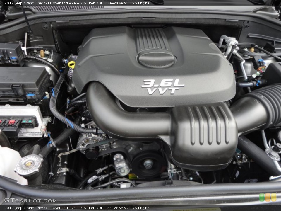 3.6 Liter DOHC 24-Valve VVT V6 Engine for the 2012 Jeep Grand Cherokee #55599349