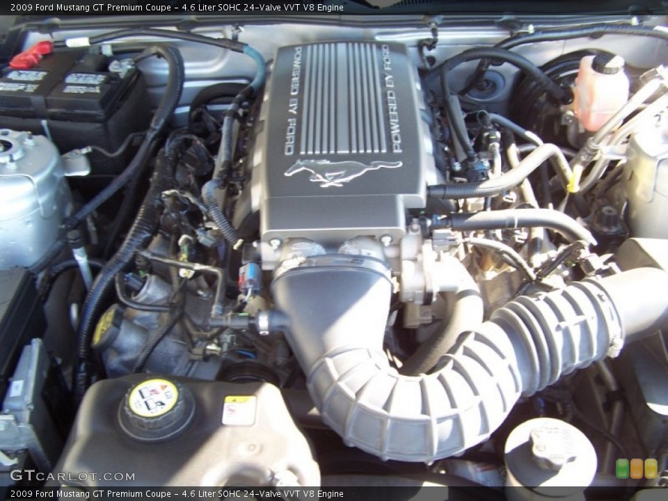 4.6 Liter SOHC 24-Valve VVT V8 Engine for the 2009 Ford Mustang #55600447