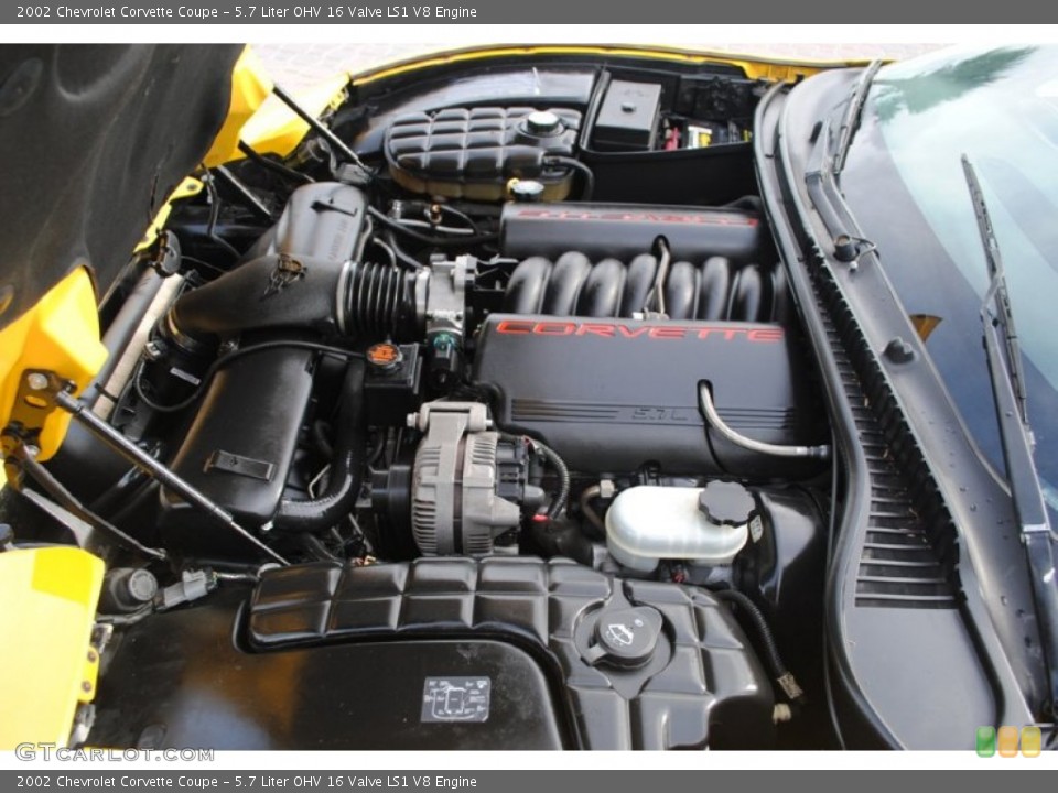 5.7 Liter OHV 16 Valve LS1 V8 Engine for the 2002 Chevrolet Corvette #55611988