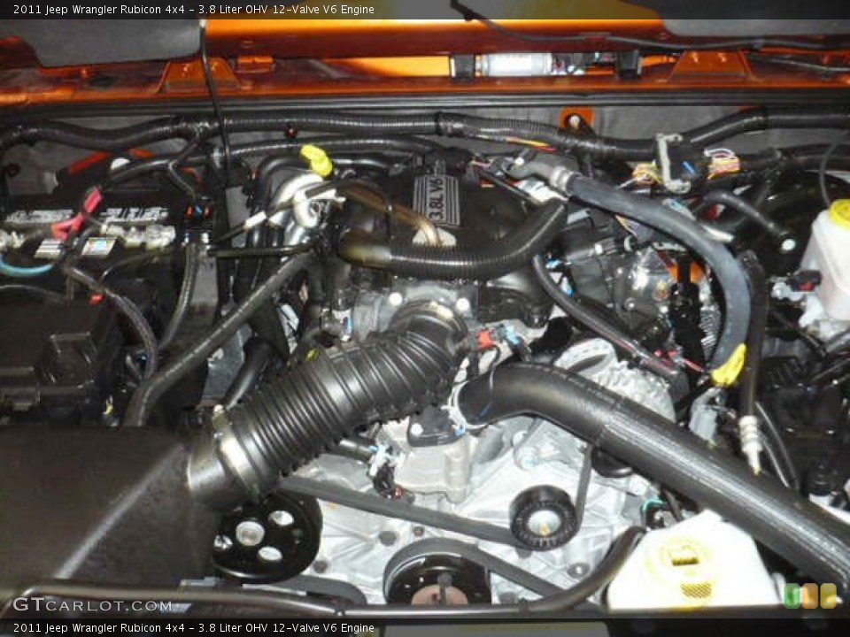 3.8 Liter OHV 12-Valve V6 Engine for the 2011 Jeep Wrangler #55617145
