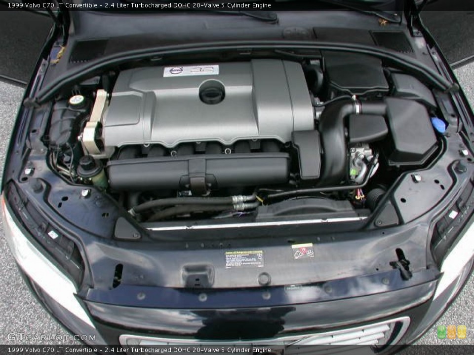 2.4 Liter Turbocharged DOHC 20-Valve 5 Cylinder Engine for the 1999 Volvo C70 #55617889
