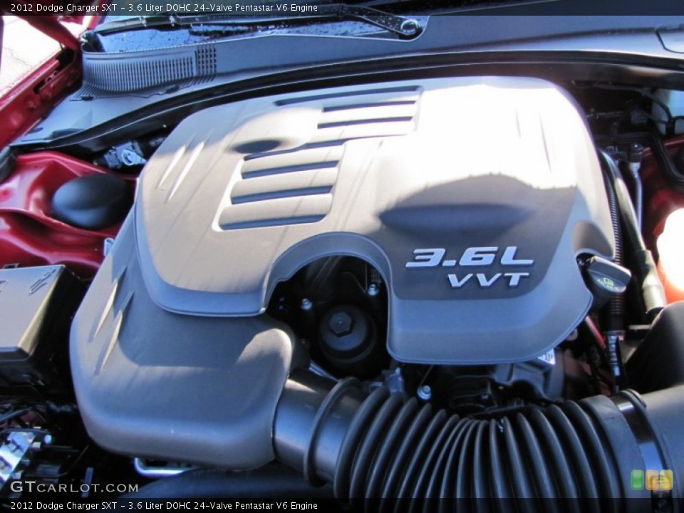 3.6 Liter DOHC 24-Valve Pentastar V6 Engine for the 2012 Dodge Charger #55627418
