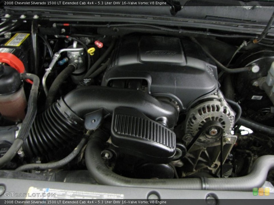 5.3 Liter OHV 16-Valve Vortec V8 Engine for the 2008 Chevrolet Silverado 1500 #55627869