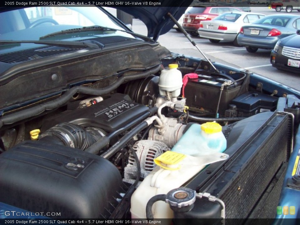 5.7 Liter HEMI OHV 16-Valve V8 Engine for the 2005 Dodge Ram 2500 #55630481
