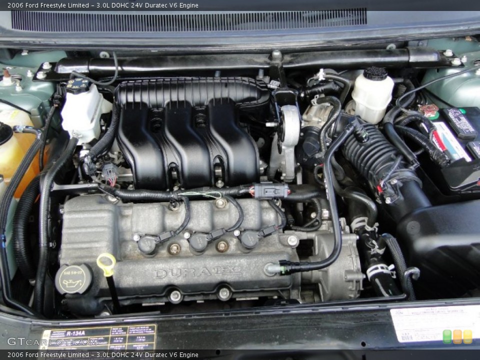 3.0L DOHC 24V Duratec V6 2006 Ford Freestyle Engine