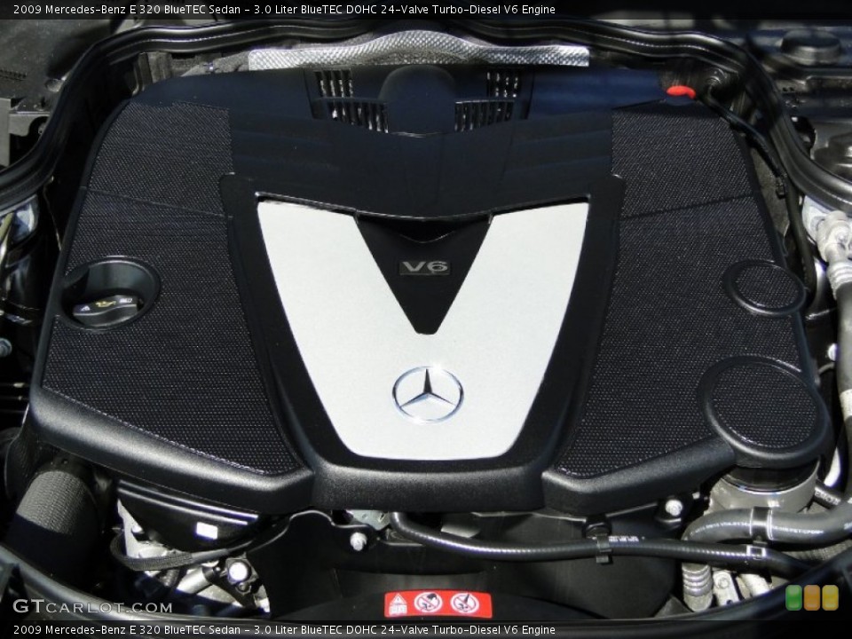 3.0 Liter BlueTEC DOHC 24-Valve Turbo-Diesel V6 Engine for the 2009 Mercedes-Benz E #55642160