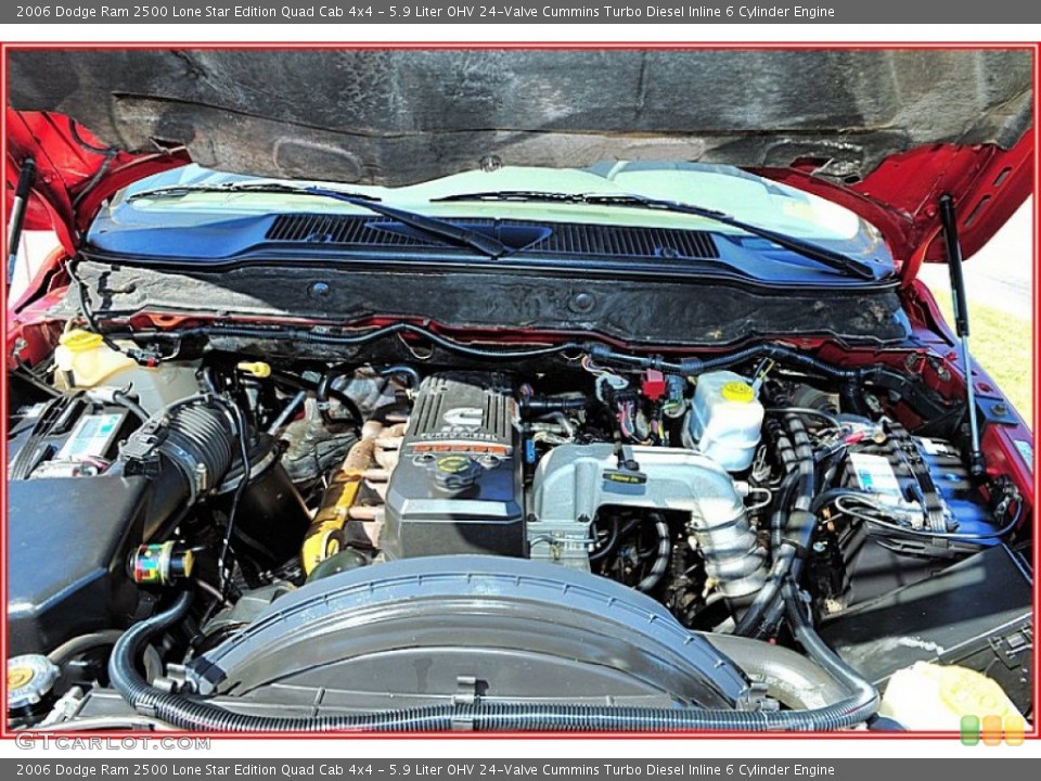 5.9 Liter OHV 24-Valve Cummins Turbo Diesel Inline 6 Cylinder Engine for the 2006 Dodge Ram 2500 #55652201