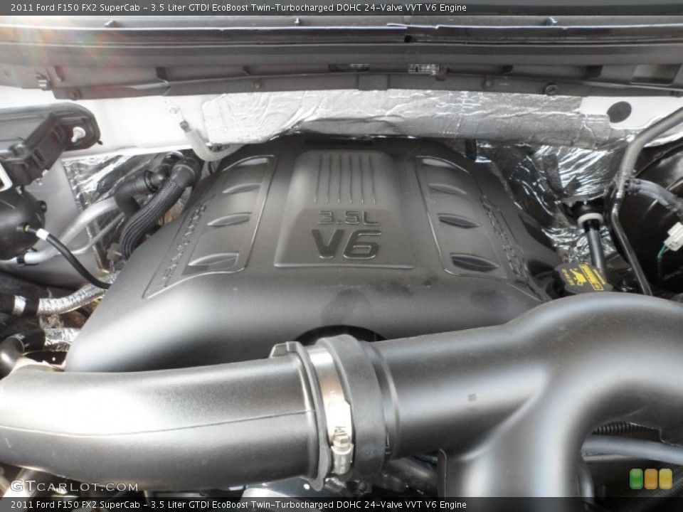 3.5 Liter GTDI EcoBoost Twin-Turbocharged DOHC 24-Valve VVT V6 2011 Ford F150 Engine