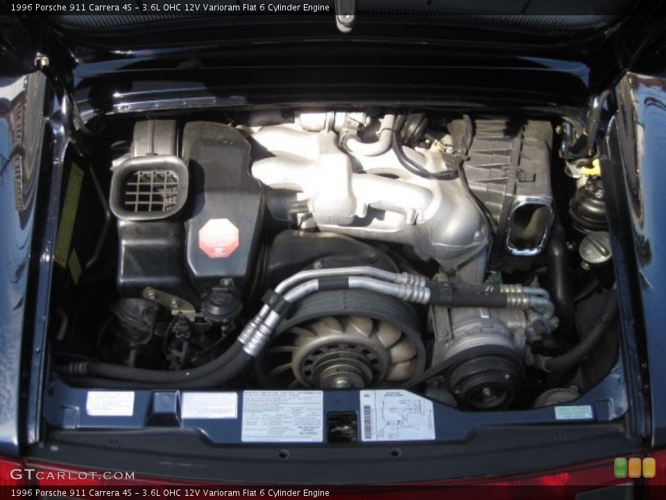 3.6L OHC 12V Varioram Flat 6 Cylinder Engine for the 1996 Porsche 911 #55663312