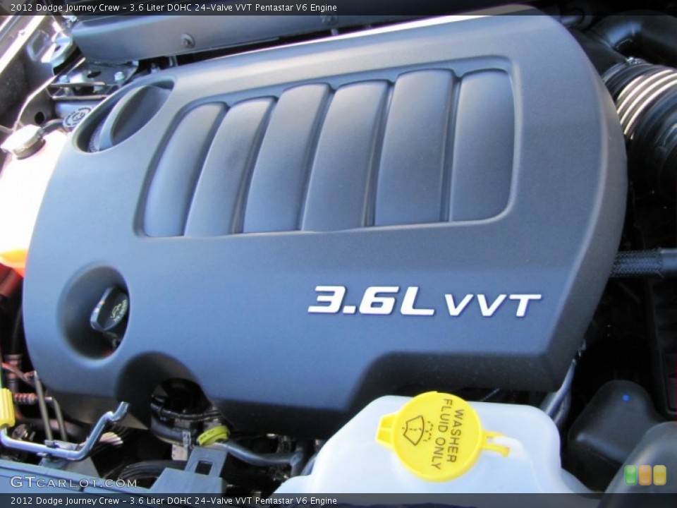 3.6 Liter DOHC 24-Valve VVT Pentastar V6 Engine for the 2012 Dodge Journey #55666228