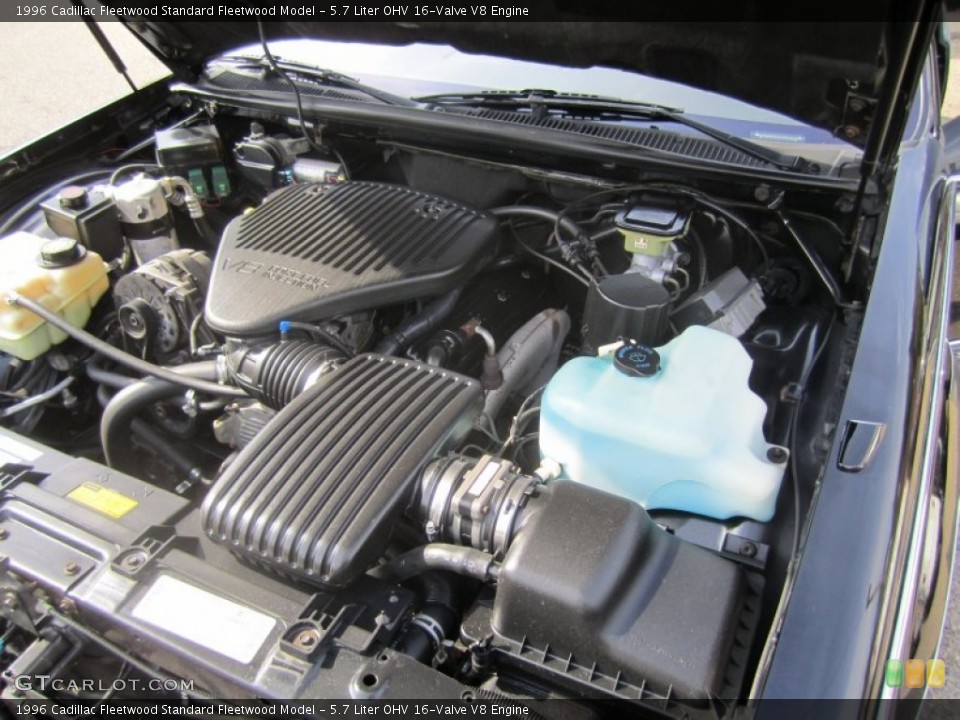 5.7 Liter OHV 16-Valve V8 Engine for the 1996 Cadillac Fleetwood #55669045