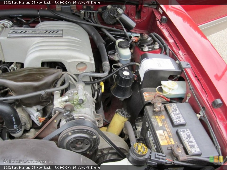 5.0 HO OHV 16-Valve V8 Engine for the 1992 Ford Mustang #55674121