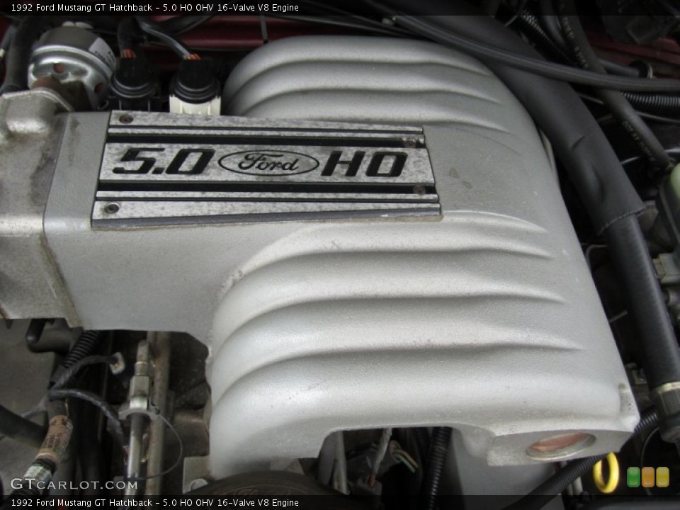 5.0 HO OHV 16-Valve V8 Engine for the 1992 Ford Mustang #55674142