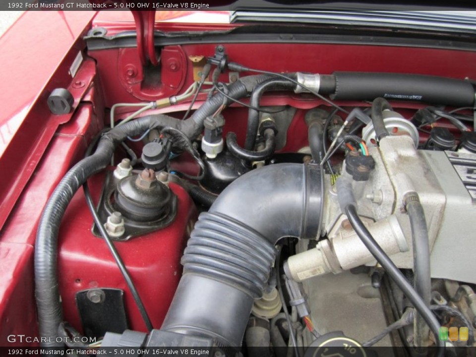 5.0 HO OHV 16-Valve V8 Engine for the 1992 Ford Mustang #55674158
