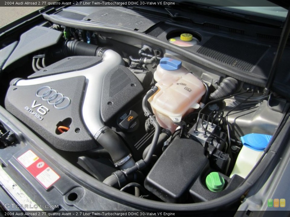 2.7 Liter Twin-Turbocharged DOHC 30-Valve V6 Engine for the 2004 Audi Allroad #55674475