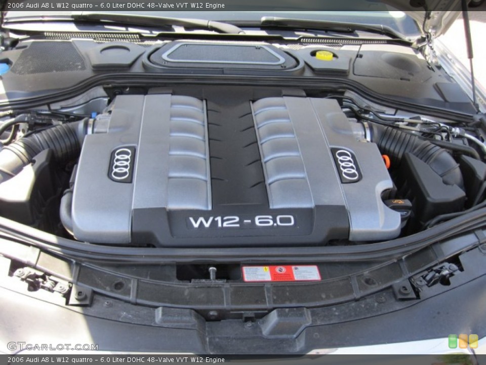 6.0 Liter DOHC 48-Valve VVT W12 2006 Audi A8 Engine