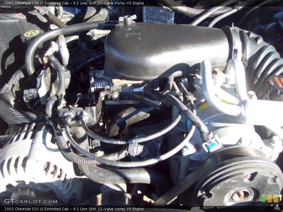 4.3 Liter OHV 12-Valve Vortec V6 Engine for the 2001 Chevrolet S10 #55682149