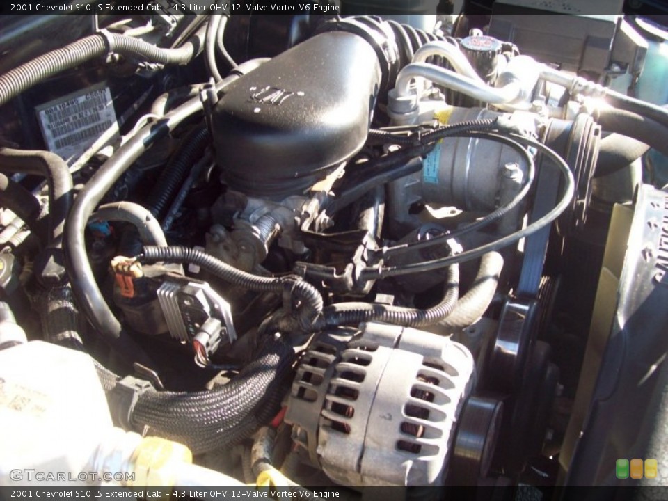 4.3 Liter OHV 12-Valve Vortec V6 Engine for the 2001 Chevrolet S10 #55682158