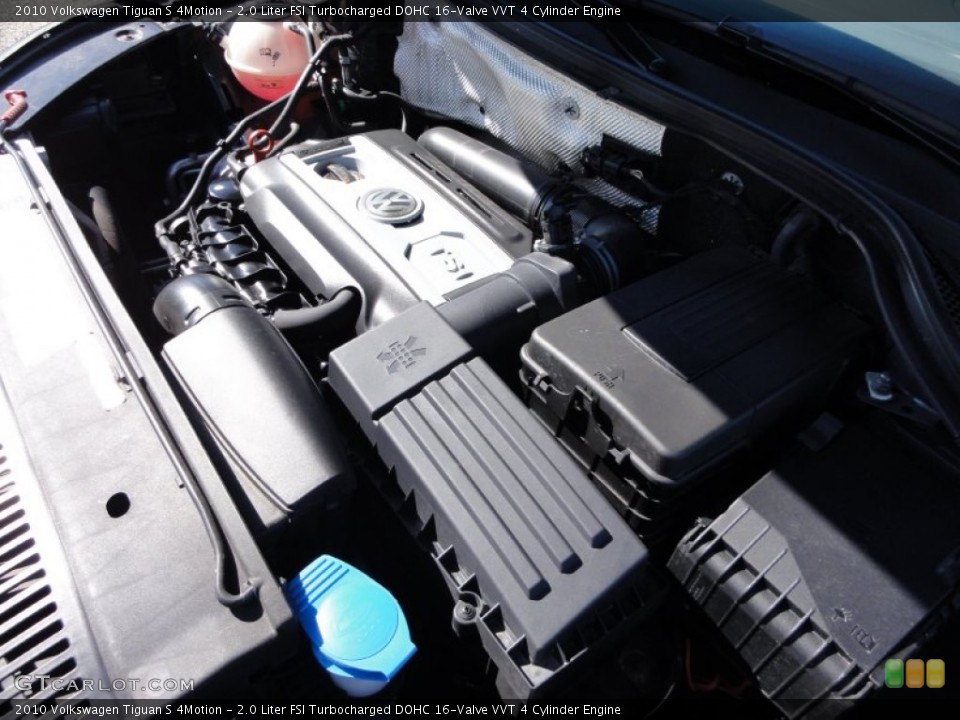 2.0 Liter FSI Turbocharged DOHC 16-Valve VVT 4 Cylinder Engine for the 2010 Volkswagen Tiguan #55691389