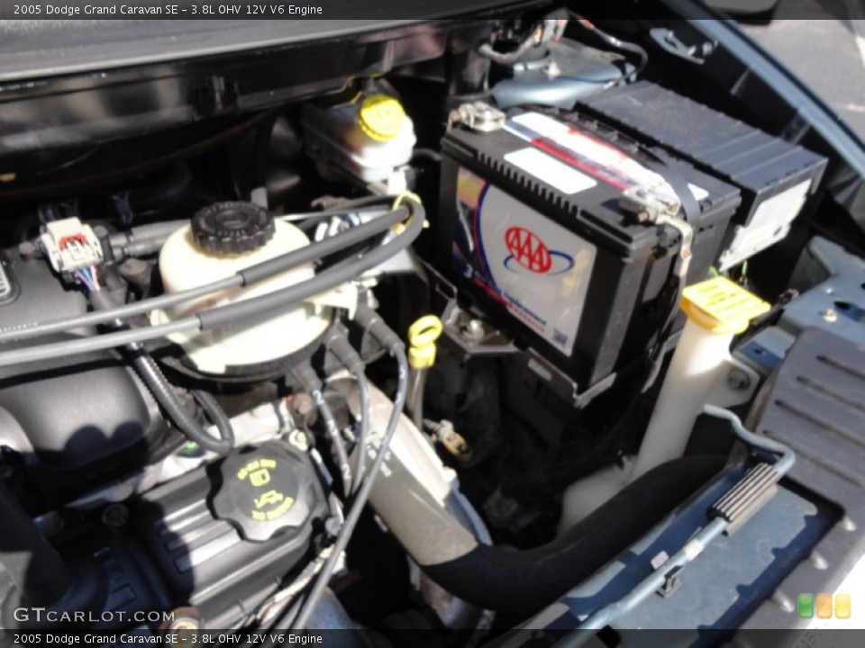 3.8L OHV 12V V6 2005 Dodge Grand Caravan Engine