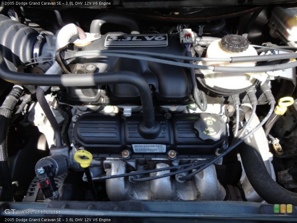 3.8L OHV 12V V6 Engine for the 2005 Dodge Grand Caravan #55693064