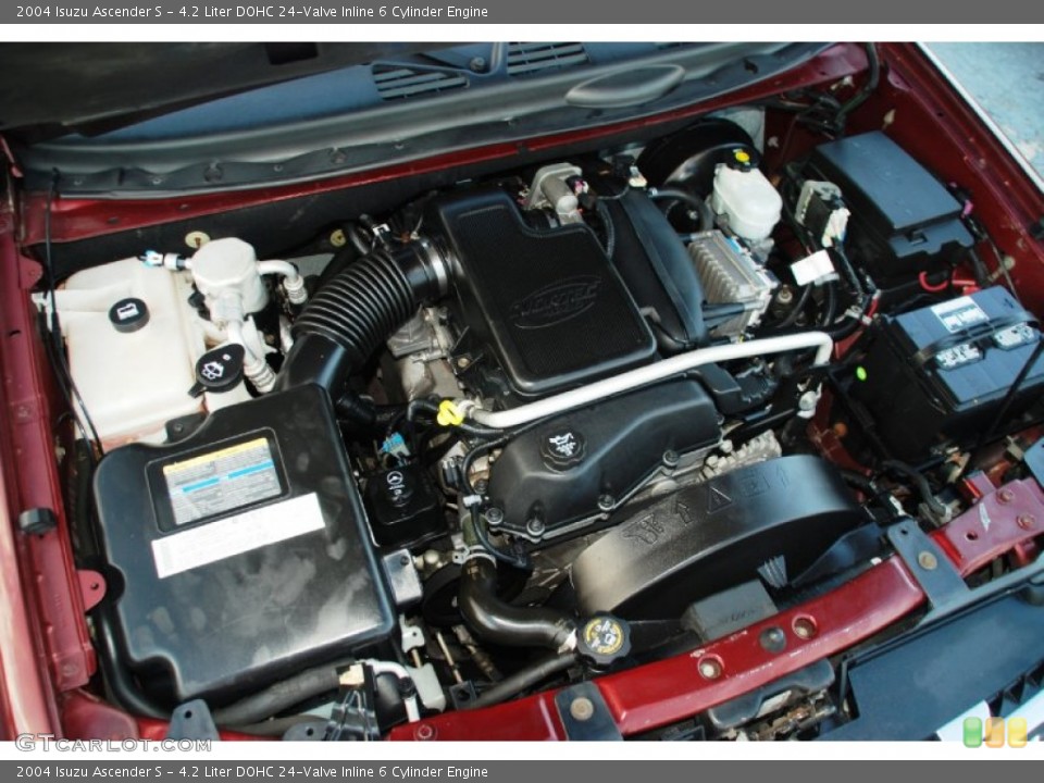 4.2 Liter DOHC 24-Valve Inline 6 Cylinder Engine for the 2004 Isuzu Ascender #55695262