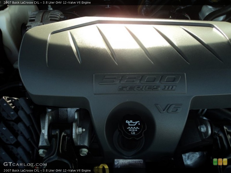 3.8 Liter OHV 12-Valve V6 Engine for the 2007 Buick LaCrosse #55698178