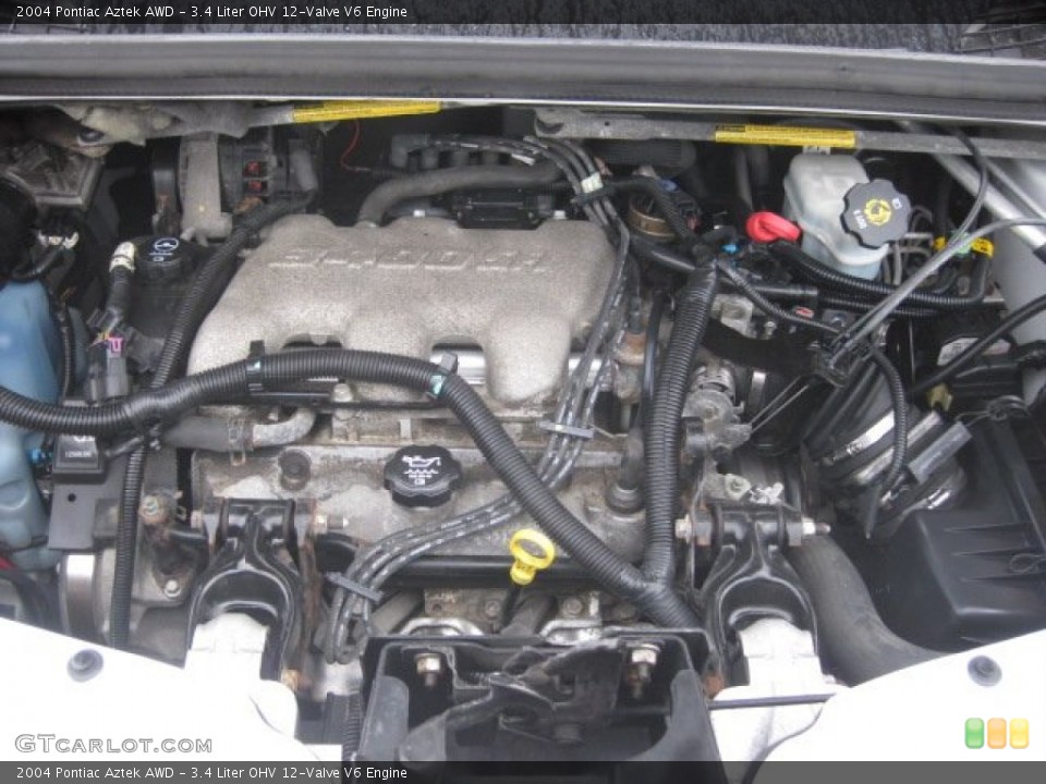 3.4 Liter OHV 12-Valve V6 Engine for the 2004 Pontiac Aztek #55700003