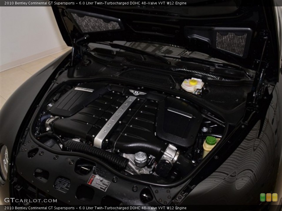 6.0 Liter Twin-Turbocharged DOHC 48-Valve VVT W12 Engine for the 2010 Bentley Continental GT #55704146