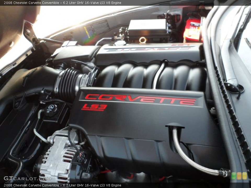 6.2 Liter OHV 16-Valve LS3 V8 Engine for the 2008 Chevrolet Corvette #55707788