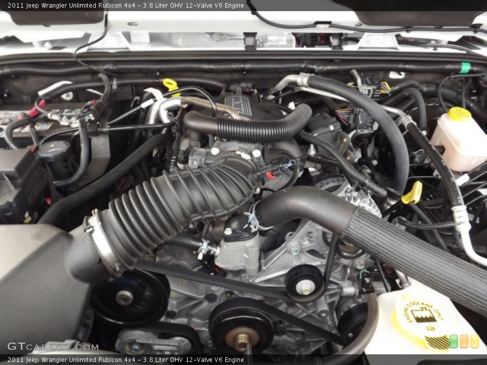 3.8 Liter OHV 12-Valve V6 Engine for the 2011 Jeep Wrangler Unlimited #55717588