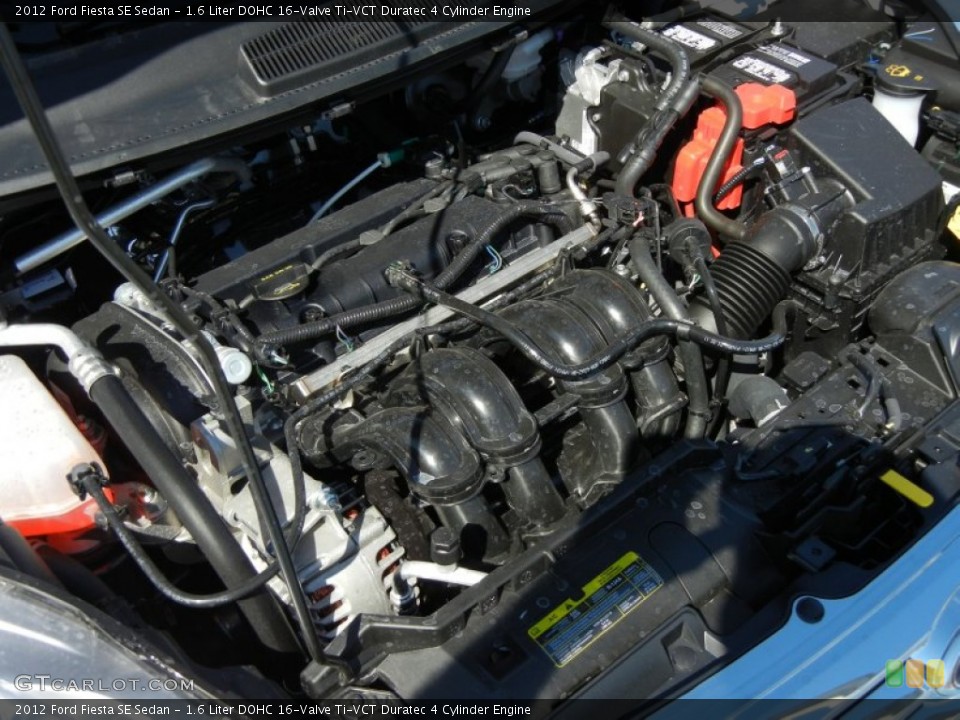 1.6 Liter DOHC 16-Valve Ti-VCT Duratec 4 Cylinder Engine for the 2012 Ford Fiesta #55718644