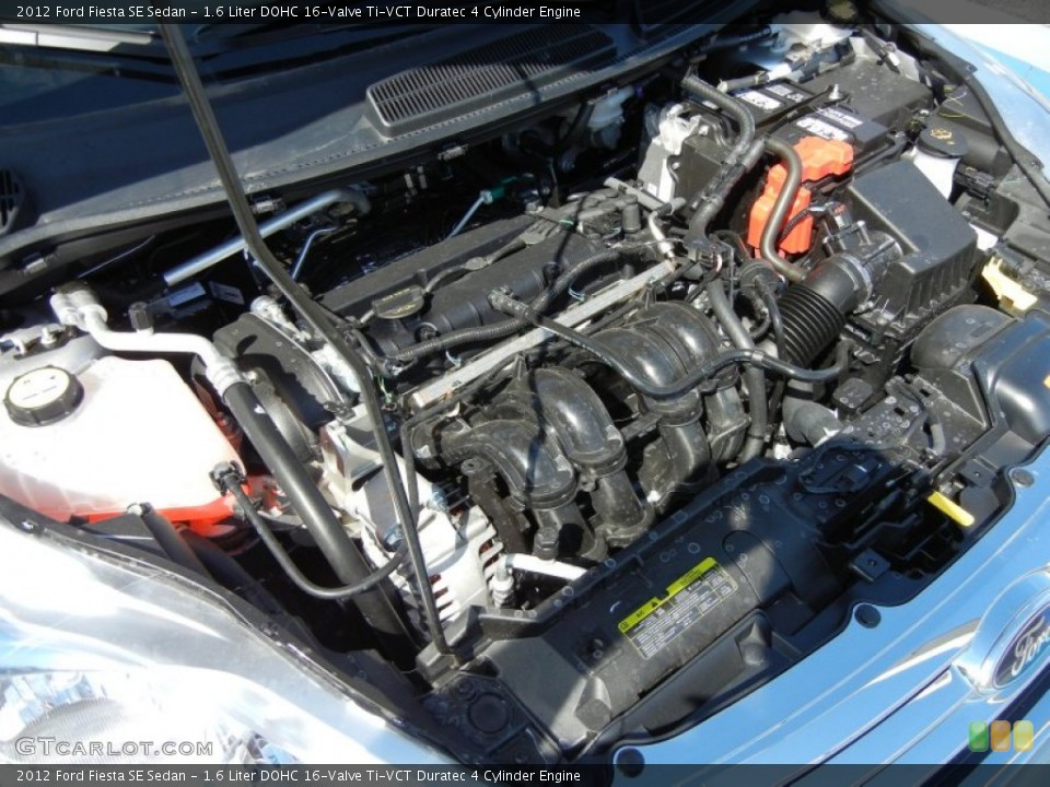 1.6 Liter DOHC 16-Valve Ti-VCT Duratec 4 Cylinder Engine for the 2012 Ford Fiesta #55718757