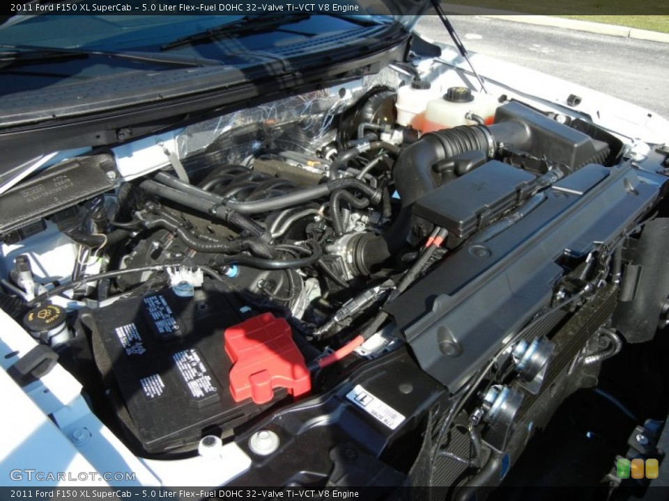 5.0 Liter Flex-Fuel DOHC 32-Valve Ti-VCT V8 Engine for the 2011 Ford F150 #55720327