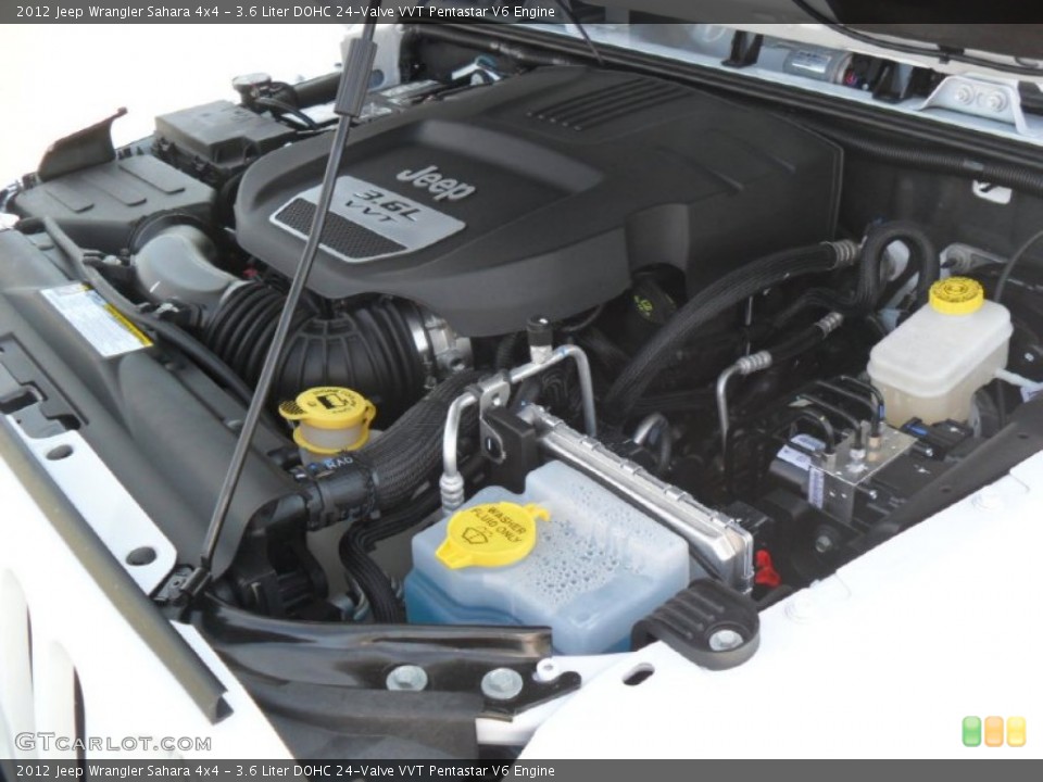 3.6 Liter DOHC 24-Valve VVT Pentastar V6 Engine for the 2012 Jeep Wrangler #55731579