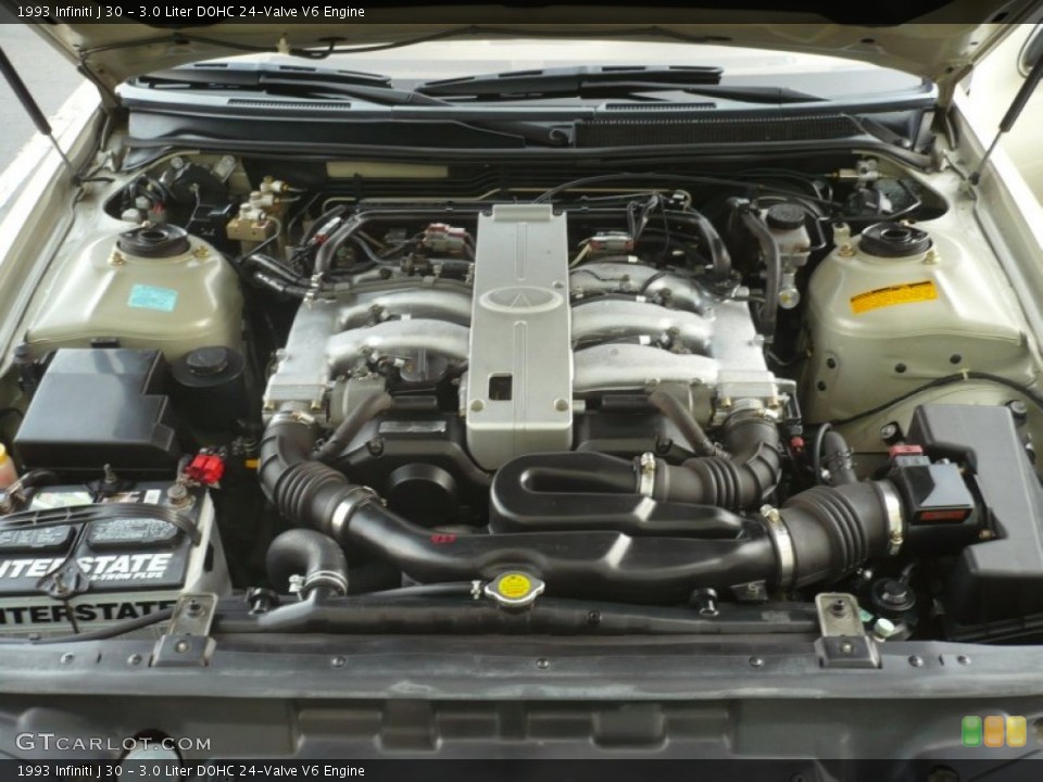 3.0 Liter DOHC 24-Valve V6 1993 Infiniti J Engine