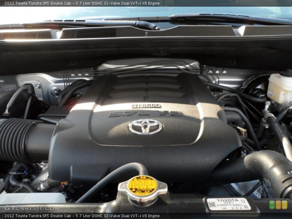 5.7 Liter DOHC 32-Valve Dual VVT-i V8 Engine for the 2012 Toyota Tundra #55738008