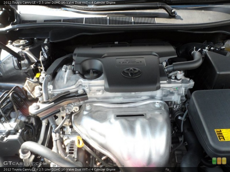 2.5 Liter DOHC 16-Valve Dual VVT-i 4 Cylinder Engine for the 2012 Toyota Camry #55740461