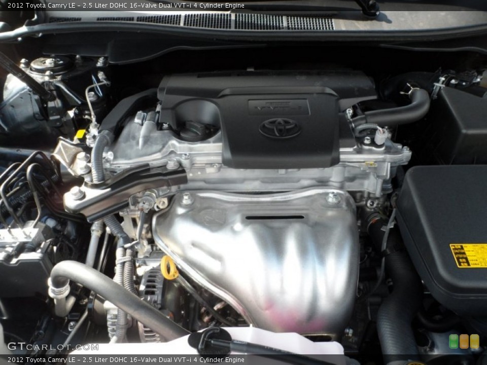 2.5 Liter DOHC 16-Valve Dual VVT-i 4 Cylinder Engine for the 2012 Toyota Camry #55740777