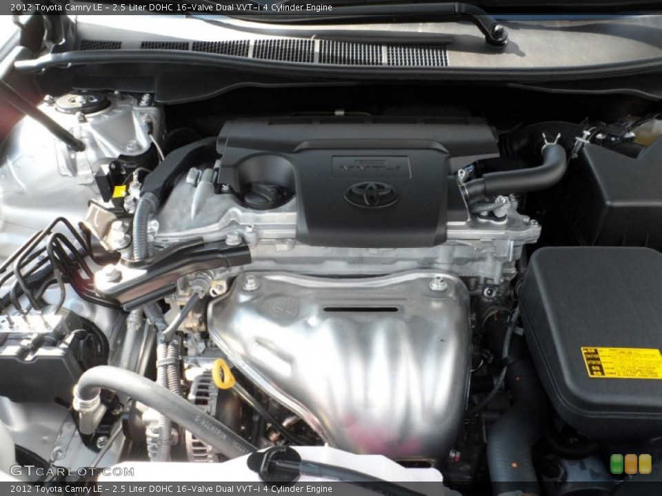 2.5 Liter DOHC 16-Valve Dual VVT-i 4 Cylinder Engine for the 2012 Toyota Camry #55741095