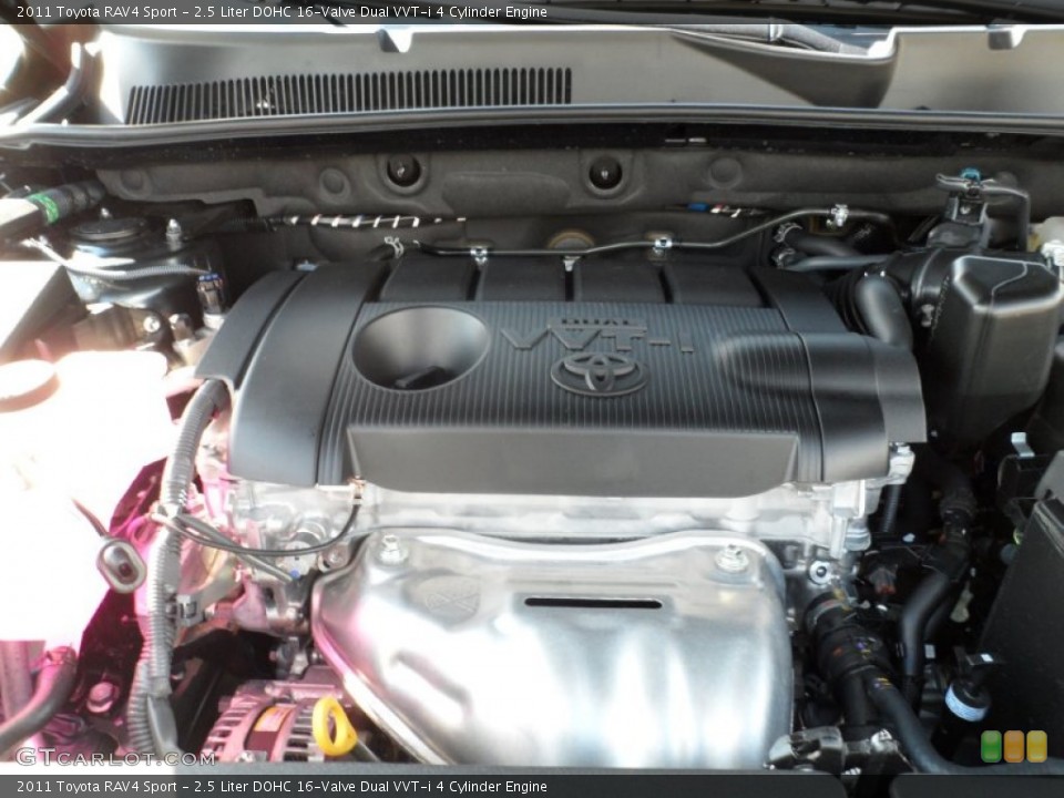 2.5 Liter DOHC 16-Valve Dual VVT-i 4 Cylinder Engine for the 2011 Toyota RAV4 #55741404