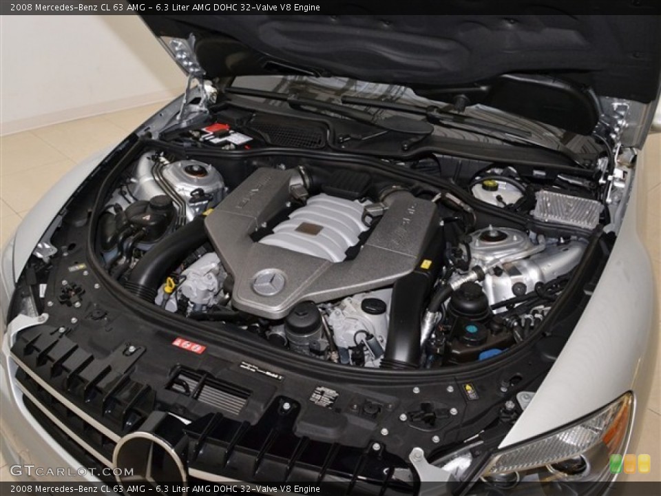 6.3 Liter AMG DOHC 32-Valve V8 Engine for the 2008 Mercedes-Benz CL #55749501