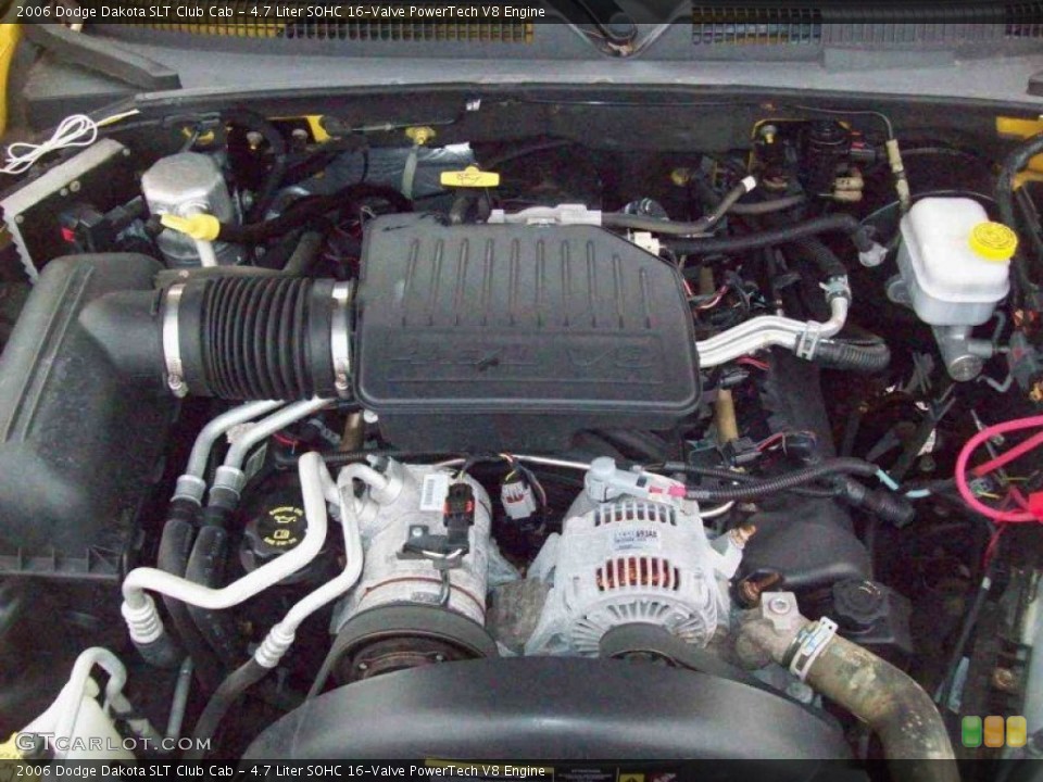 4.7 Liter SOHC 16-Valve PowerTech V8 Engine for the 2006 Dodge Dakota #55753977