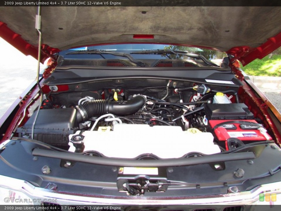 3.7 Liter SOHC 12-Valve V6 Engine for the 2009 Jeep Liberty #55756164
