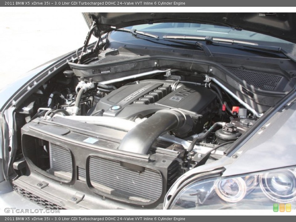 3.0 Liter GDI Turbocharged DOHC 24-Valve VVT Inline 6 Cylinder Engine for the 2011 BMW X5 #55759856