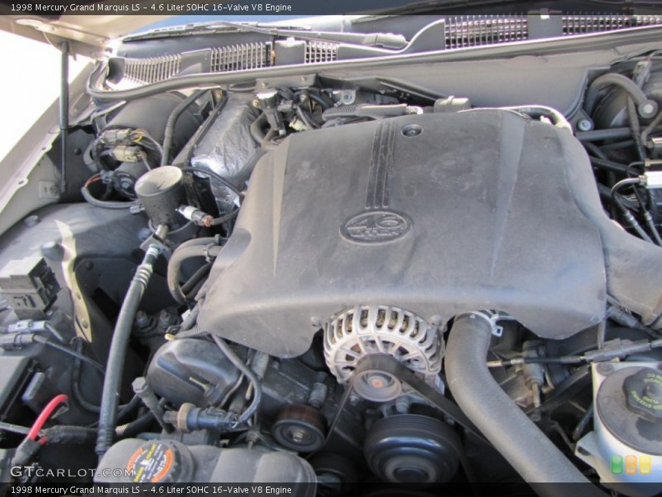 4.6 Liter SOHC 16-Valve V8 Engine for the 1998 Mercury Grand Marquis #55767056
