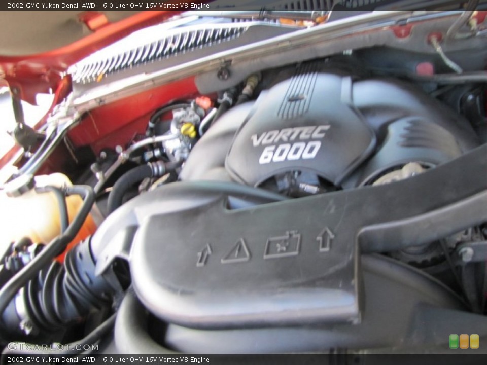 6.0 Liter OHV 16V Vortec V8 Engine for the 2002 GMC Yukon #55767320